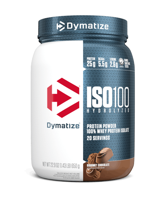 Tub of Gourmet Chocolate Dymatize ISO100